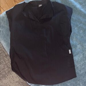 NiaaHinn Women's Scrub Black Top